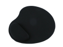 Black Wrist Protection Mouse Pad